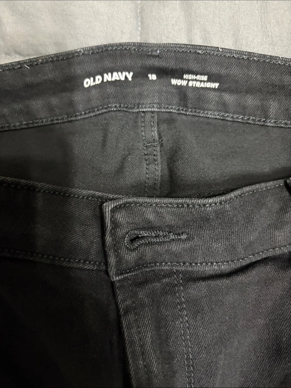Womens Old Navy Black Stretch Jeans - Classic Slim Fit